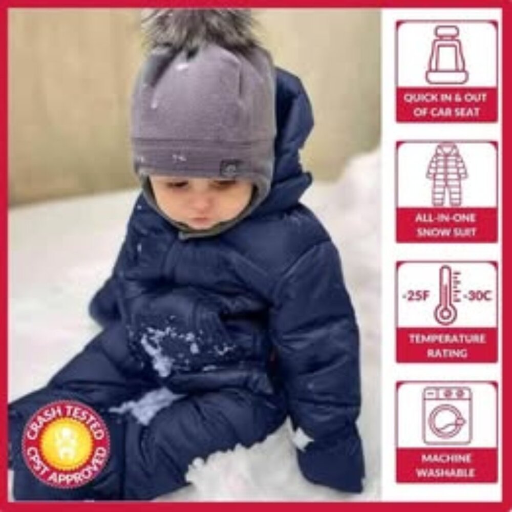 The Road Coat Snowsuit in Navy